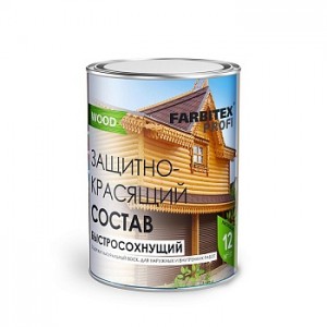 Защитно-красящий состав Farbitex Profi Wood для древесины быстросохнущий 0.75 л 